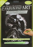 Silver Engraving Art Dragon Tower