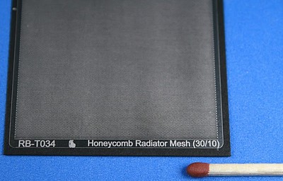 RB 1/32 Radiator Mesh, Honeycomb 30/10 Stainless Steel