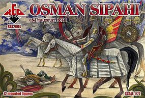 Red-Box Osman Sipahi XVI-XVII Century Set #1 Plastic Model Military Figures 1/72 Scale #72094