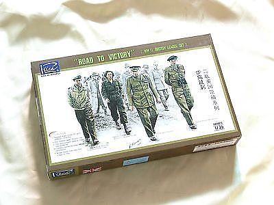 Rich Road to Victory WWII British Plastic Model Military Figure Kit 1/35 Scale #35023