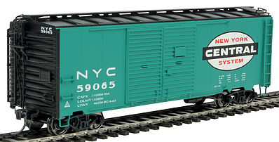 Red-Caboose 1937 AAR Double-Door Boxcar (Ready to Run) NYC HO Scale Model Train Freight Car #38526