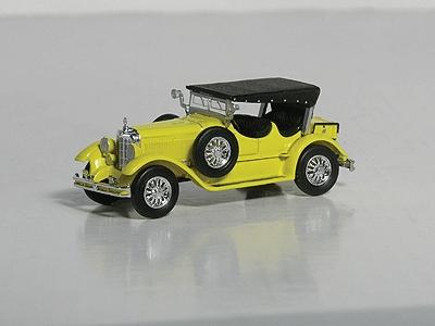 Ricko 1927 Mercedes Benz 630K Top Up Yellow HO Scale Model Railroad Vehicle #38478
