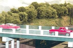 Rix Wrought Iron 50' Highway Overpass Model Railroad Bridge Kit HO Scale #121