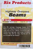 Rix 50' Highway Overpass Beams (10) Model Railroad Bridge N Scale #155