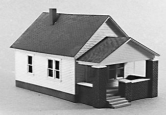 Rix 1 Story House w/ Front Porch Model Railroad Building Kit HO Scale #202