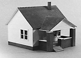 Rix 1 Story House w/ Side Porch Model Railroad Building Kit HO Scale #203