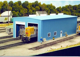 Rix Modern Engine House HO Scale Model Railroad Building Kit #5410008