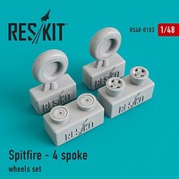 Reskit 1/48 Reskit Spitfire - 4 spoke wheels set