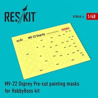 Reskit 1/48 Reskit MV-22 Osprey Painting Masks for Hobby Boss kit (1/48)