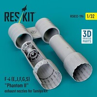 Reskit 1/32 Reskit F-4 (E, J, F, G, S) Phantom II exhaust nozzles for Tamiya kit (3D Printed)
