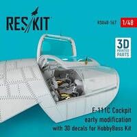 Reskit 1/48 Reskit F-111C Cockpit early modification with 3D decals for Hobby Boss Kit (1/48)