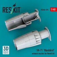 Reskit 1/48 Reskit SR-71 Blackbird exhaust nozzles for Revell kit (3D printed)
