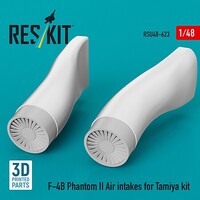 Reskit 1/48 Reskit F-4B Phantom II Air intakes for Tamiya kit 3D printed model kit