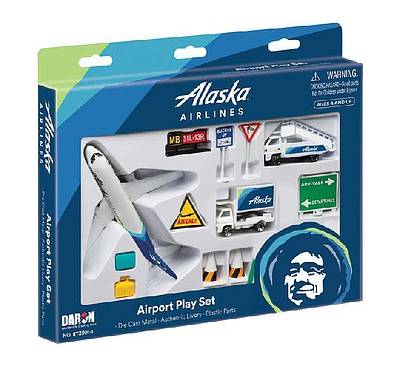 Realtoy Alaska Airlines Die Cat Playset (12pc Set)