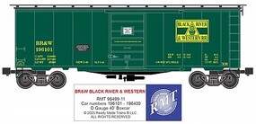 Ready-Made O Boxcar Black River & Western