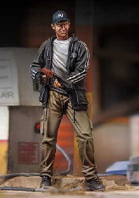 Royal-Model 1/35 Zombie Hunter Man w/Gun (Resin)