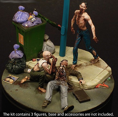 Royal-Model Night of the Living Dead Diorama Plastic Model Fantasy Figures 1/35 Scale #778