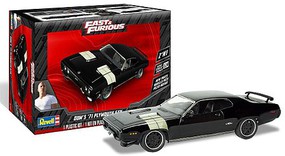 Revell-Monogram Fast & Furious Dom's 1971 Plymouth GTX (2 in 1) Plastic Model Car Kit 1/25 Scale #4477