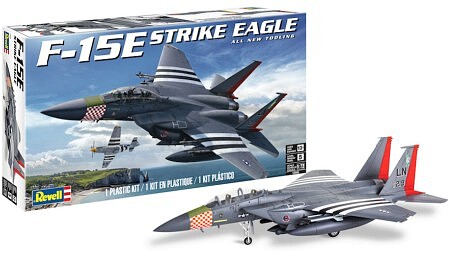 Revell-Monogram F15E Strike Eagle Aircraft (New Tool) Plastic Model Airplane Kit 1/72 Scale #5995