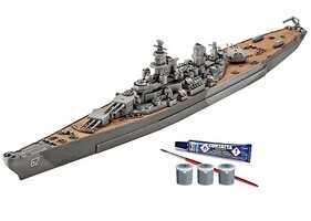 Revell-Monogram Starter Kit Battleship Uss New Jersey Skill 4