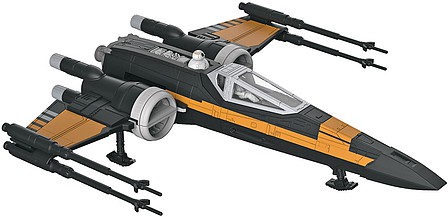 Revell-Monogram Poes Boosted X-Wing Fighter Snap Tite Plastic Model Figure Kit 1/78 Scale #851671