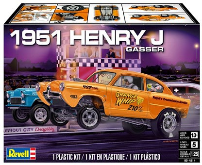 Revell-Monogram 51 Henry J Gasser Plastic Model Car Kit 1/25 Scale #854514