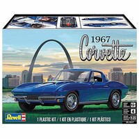 Revell-Monogram 1967 Corvette Coupe Plastic Model Car Kit 1/25 Scale #854517