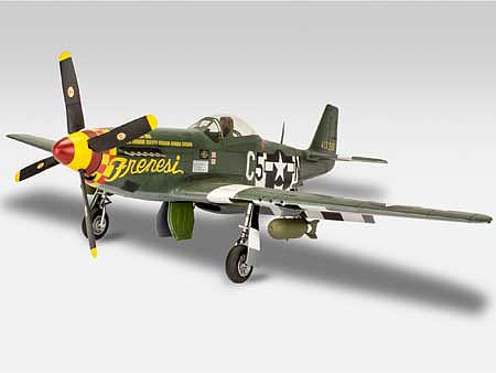 Revell-Monogram 1/32 P-51D-NA Mustang Plastic Model Airplane Kit 1/32 Scale #855989