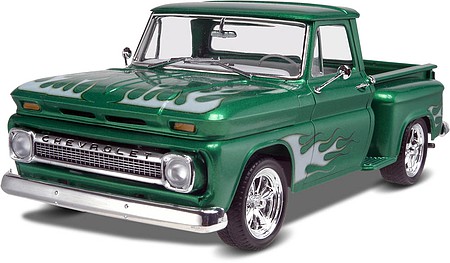 Revell-Monogram 1965 Chevy Stepside Pickup 2n1 Plastic Model Truck Kit 1/25 Scale #857210