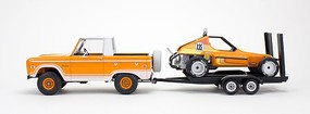 Bronco Half Cab Sandman II w/Dune Buggy and Trailer 1/25 Scale Model Car Kit #857228