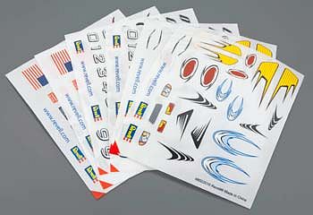 Revell-Monogram Peel & Stick Decal H-J Assortment #3 (6) Pinewood Derby Decal and Finishing #y8679