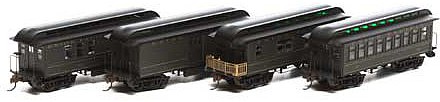 Roundhouse HO RTR 34 Old Time Overton Pass Set, UP (4)