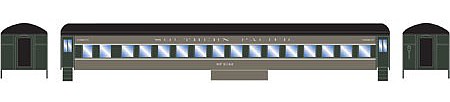 Roundhouse HO Heavyweight Round Roof Coach,SP/TTone Grey#2142