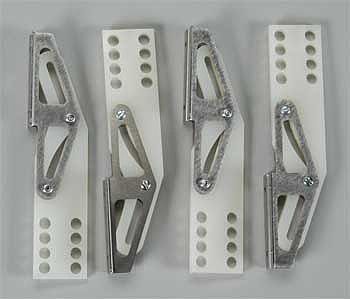 Fowler Flap Hinges 1/5 & 1/4 Scale (4) (rob345) Robart RC Airplane Hinges