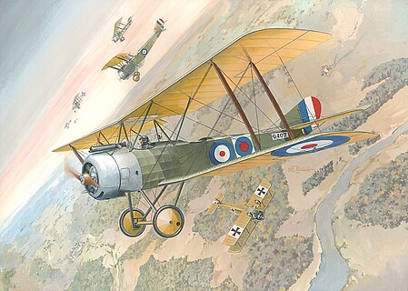 Roden Sopwith 11/2 Stutter British BiPlane Fighter Plastic Model Airplane Kit 1/32 Scale #635