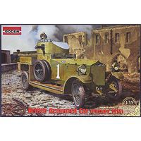Roden Pattern 1914 WWI British Armored Car Plastic Model Military Vehicle Kit 1/35 Scale #803