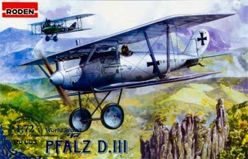 Roden Pfalz D.III Plastic Model Airplane Kit 1/72 Scale #rd0003