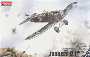 Roden Junkers D.I Plastic Model Airplane Kit 1/72 Scale #rd0041