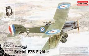 Roden Bristol F2B Fighter Plastic Model Airplane Kit 1/72 Scale #rd0043