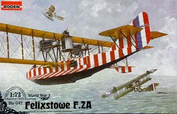 Roden Felxstowe F.2A with Wing Gun Plastic Model Airplane Kit 1/72 Scale #rd0047