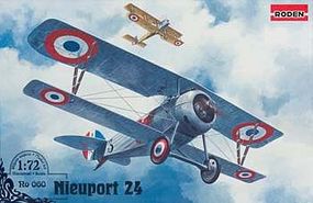 Roden Nieuport 24 Plastic Model Airplane Kit 1/72 Scale #rd0060