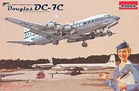 Roden Douglas DC-7C Pan Am Plastic Model Airplane Kit 1/144 Scale #rd0301
