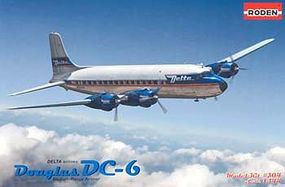 Roden DC-6 USA Plastic Model Airplane Kit 1/144 Scale #rd0304
