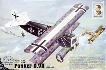 Roden Fokker D.VII OAW Mid Prod Plastic Model Airplane Kit 1/48 Scale #rd0418