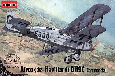 Roden De Havilland DH9C Plastic Model Airplane Kit 1/48 Scale #rd0435