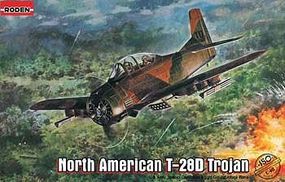 Roden North American T-28D Trojan Plastic Model Airplane Kit 1/48 Scale #rd0450