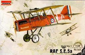 Roden SE5A RAF with Wolseley Viper Plastic Model Airplane Kit 1/32 Scale #rd0607