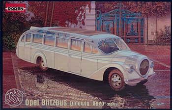 Roden Opel Blitzbus Ludewig Plastic Model Military Vehicle Kit 1/72 Scale #rd0724