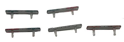 RiverPoint Emergency LED-Style 52 Light Bars (Non-Working) HO Scale Model Railroad Vehicle #537525131