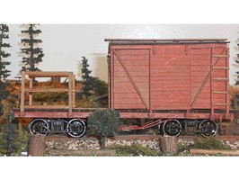 RS-Laser MOW Caboose O Scale Model Train Freight Car #1402